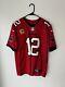 Brady (12) Tampa Bay Buccaneers Red Nike Nfl Limited Captain Jersey Bnwt Sz L