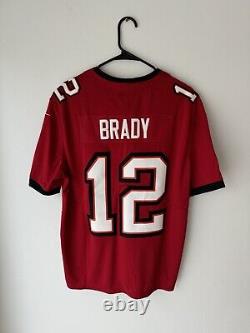 Brady (12) Tampa Bay Buccaneers Red Nike NFL Limited Captain Jersey BNWT Sz L