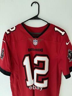 Brady (12) Tampa Bay Buccaneers Red Nike Vapor Limited Jersey BNWT Sz S