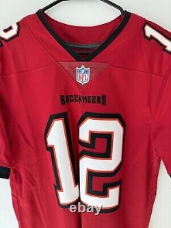 Brady (12) Tampa Bay Buccaneers Red Nike Vapor Limited Jersey BNWT Sz S