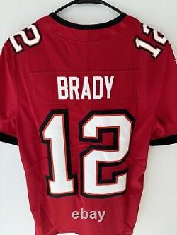 Brady (12) Tampa Bay Buccaneers Red Nike Vapor Limited Jersey BNWT Sz S