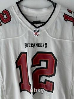 Brady (12) Tampa Bay Buccaneers White Nike Game Jersey BNWT Sz M