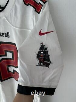 Brady (12) Tampa Bay Buccaneers White Nike Game Jersey BNWT Sz M