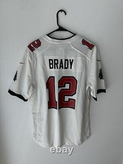 Brady (12) Tampa Bay Buccaneers White Nike Game Jersey BNWT Sz M