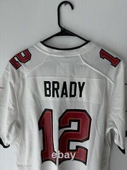 Brady (12) Tampa Bay Buccaneers White Nike Game Jersey BNWT Sz M