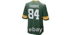 Brand New 2020 NFL Nike Green Bay Packers Sterling Sharpe 84 Game Edition Jersey