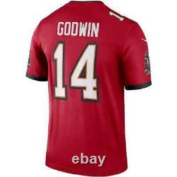 Brand New 2021 NFL Chris Godwin Tampa Bay Buccaneers Nike Legend Jersey NWT #14