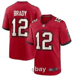 Brand New 2021 NFL Tampa Bay Buccaneers Tom Brady Nike Game Player Jersey NWT 12