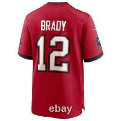 Brand New 2021 NFL Tampa Bay Buccaneers Tom Brady Nike Game Player Jersey NWT 12