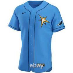 Brand New 2022 MLB Tampa Bay Rays Nike Alternate Authentic Official Team Jersey