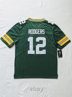 Brand New Aaron Rodgers (NFL Green Bay Packers) Nike Home Limited Jersey