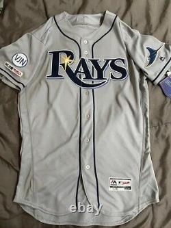 Brand New Authentic Kevin Kiermaier Tampa Bay Rays MLB Baseball Jersey 44