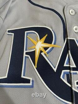 Brand New Authentic Kevin Kiermaier Tampa Bay Rays MLB Baseball Jersey 44