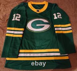 Brand New Green Bay NFL hockey Jersey. You choose any size, name and number Brand New Green Bay NFL hockey Jersey. You choose any size, name and number