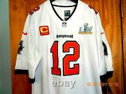 Nike, Shirts, Tom Brady Tampa Bay Buccaneers Nike Vapor Captain Patch Nfl  Jersey Large