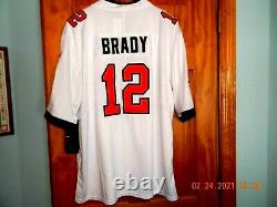 Brand New NIKE Tampa Bay Bucs TOM BRADY SUPER BOWL 55 Football Jersey, SizeXL