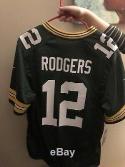 Brand new green bay packers Aaron rodgers Jersey Mens Size M Paid $100wtags