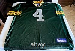Brand new vintage NFL Equipment brand FAVRE #4 Green Bay Packers jersey in 2XL