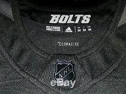 Brayden Point Black Tampa Bay Lightning Authentic Adidas Jersey Size 54