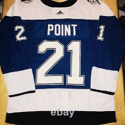 Brayden Point Tampa Bay Lightning 2021 Stanley Cup Finals Jersey Size Large