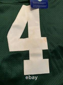 Brett Farve Reebok Pro Authentic Green Bay Packers Home Green Jersey Size 46 NWT