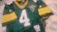 Brett Favre 1993 Green Bay Packers 75th Anniversary Authentic Game Jersey Sz 52