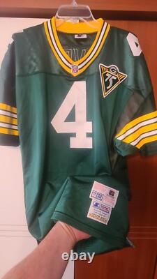 Brett Favre 1993 Green Bay Packers 75th Anniversary Authentic Game Jersey Sz 52