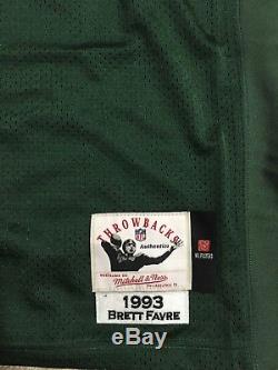 Brett Favre 1993 Mitchell and ness Green Bay Packer Jersey Large size 44