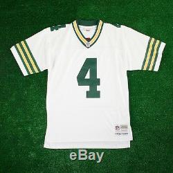Brett Favre 1996 Green Bay Packers MITCHELL & NESS Away White Replica Jersey Men