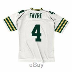 Brett Favre 1996 Green Bay Packers Mitchell & Ness Men's NFL White Legacy Jersey