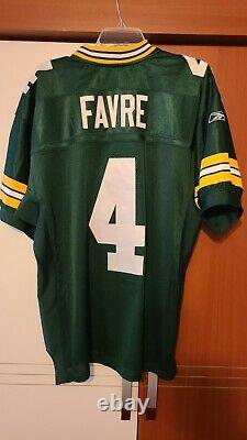 Brett Favre 2007 Green Bay Packers Authentic Home NFL Game Jersey Size 48
