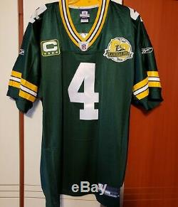 Brett Favre 2007 Green Bay Packers Authentic Home NFL Game Jersey Size 50
