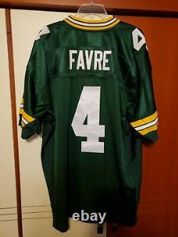 Brett Favre 2007 Green Bay Packers Authentic Home NFL Game Jersey Size 52