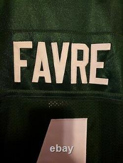 Brett Favre 2007 Green Bay Packers Authentic Home NFL Game Jersey Size 52