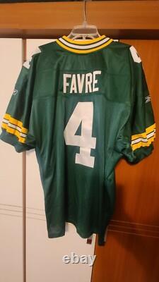 Brett Favre 2007 Green Bay Packers NFL Reebok Authentic Game Jersey Size 54