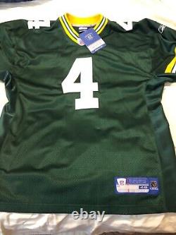 Brett Favre Authentic NEW w tags Reebok Green Bay Packers jersey Men's 48