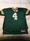 Brett Favre Green Bay Packers Green Authentic Jersey By Reebok Sz 50 New With Tags