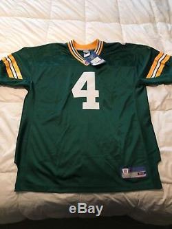 Brett Favre Green Bay Packers Green Authentic Jersey by Reebok sz 50 New with tags