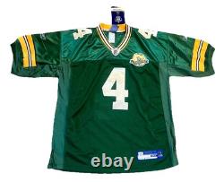 Brett Favre Green Bay Packers Reebok 50 Years Lambeau Patch Jersey NWT Size 50