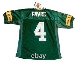 Brett Favre Green Bay Packers Reebok 50 Years Lambeau Patch Jersey NWT Size 50