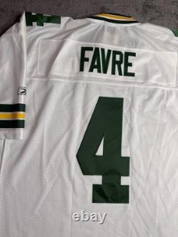 Brett Favre Green Bay Packers Reebok Jersey Authentic On Field Sewn Men's 50 XL