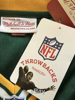 Brett Favre Mitchell & Ness Green Bay Packers 1993 Throwback Jersey Mens Size 48