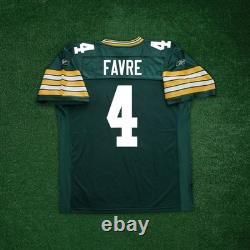 Brett Favre Reebok Green Bay Packers NFL Authentic On-Field EQT Home Jersey