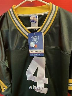 Brett Favre Reebok On Field Authentic Green Bay Packers Jersey Size 52 New