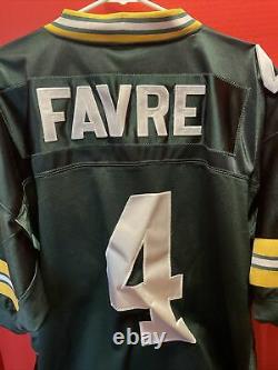 Brett Favre Reebok On Field Authentic Green Bay Packers Jersey Size 52 New