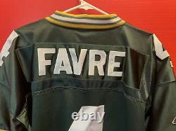 Brett Favre Reebok On Field Authentic Green Bay Packers Jersey Size 52 New