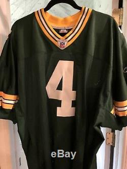 Brett Favre Signed Autograph Green Bay Packers #4 Size 54 NFL Authentic Jersey