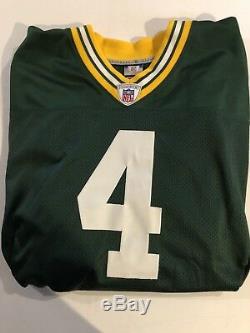 Brett Favre Signed Autograph Green Bay Packers #4 Size 54 NFL Authentic Jersey