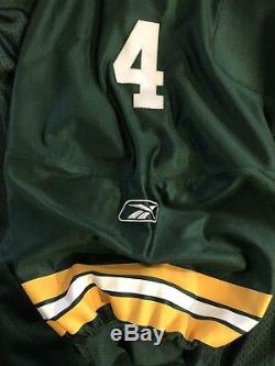 Brett Favre Signed Autograph Green Bay Packers #4 Size 54 NFL Authentic Jersey