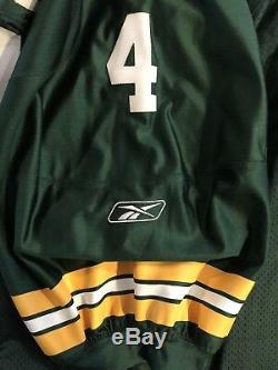 Brett Favre Signed Autograph Green Bay Packers #4 Size 54 NFL Authentic Jersey